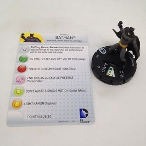 Heroclix World's Finest set Batman #004 Common figure w/card!
