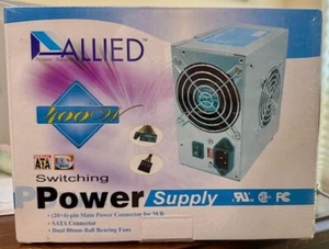 NEW in box Allied AL-A400ATX 400W Power Supply - Afbeelding 1 van 4