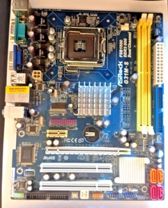 scheda madre MAINBOARD ASROCK G31M-S lga775 ddr2 + mascherina plate - Afbeelding 1 van 2