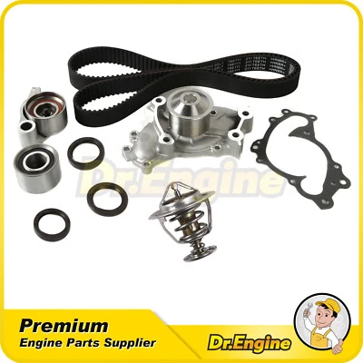 Kit de correa de distribución bomba de agua termostato apto 01-10 Toyota Camry Highlander Solara Foto 1 de 4