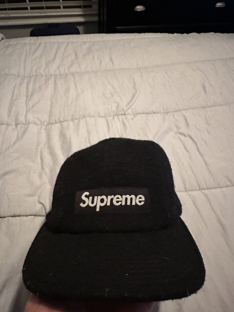 Supreme Green Wool Twill Tweed 5 Panel Camp Cap USA hat