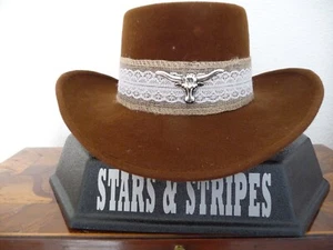 Cowboy Oldstyle Westernhut Unikat - Bild 1 von 2