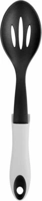 Chef Aid Multi Purpose Slotted Spoon With Rest And Grip Handle Black White - Image 1 of 4