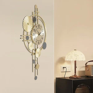 Modern Decorative Art Clock Silent Wall For Clock Living Rooms Bedrooms - Picture 1 of 12