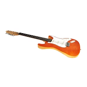 Haze 12-String Quilted Sahara Blonde HST Electric Guitar,SSS Pickup,11HSST1910SQ - Picture 1 of 21