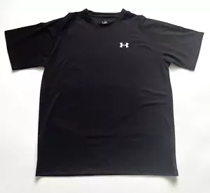 Camiseta Under Armour Negra Heatgear Calce Suelto Informal Manga Corta Adulto Talla Lg - Imagen 1 de 6