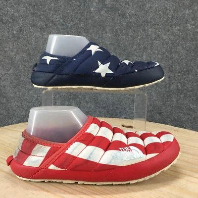 The North Face Thermoball Shoes Womens 7 Traction Mule USA Flag Red Blue - Image 1 of 4