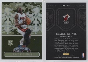 2014-15 Panini Excalibur Crusade Camouflage James Ennis #197 Rookie RC