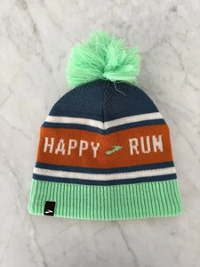 Gorro de invierno Brooks Run Happy Heritage tejido con pompón forrado de lana - verde - OS - Imagen 1 de 6