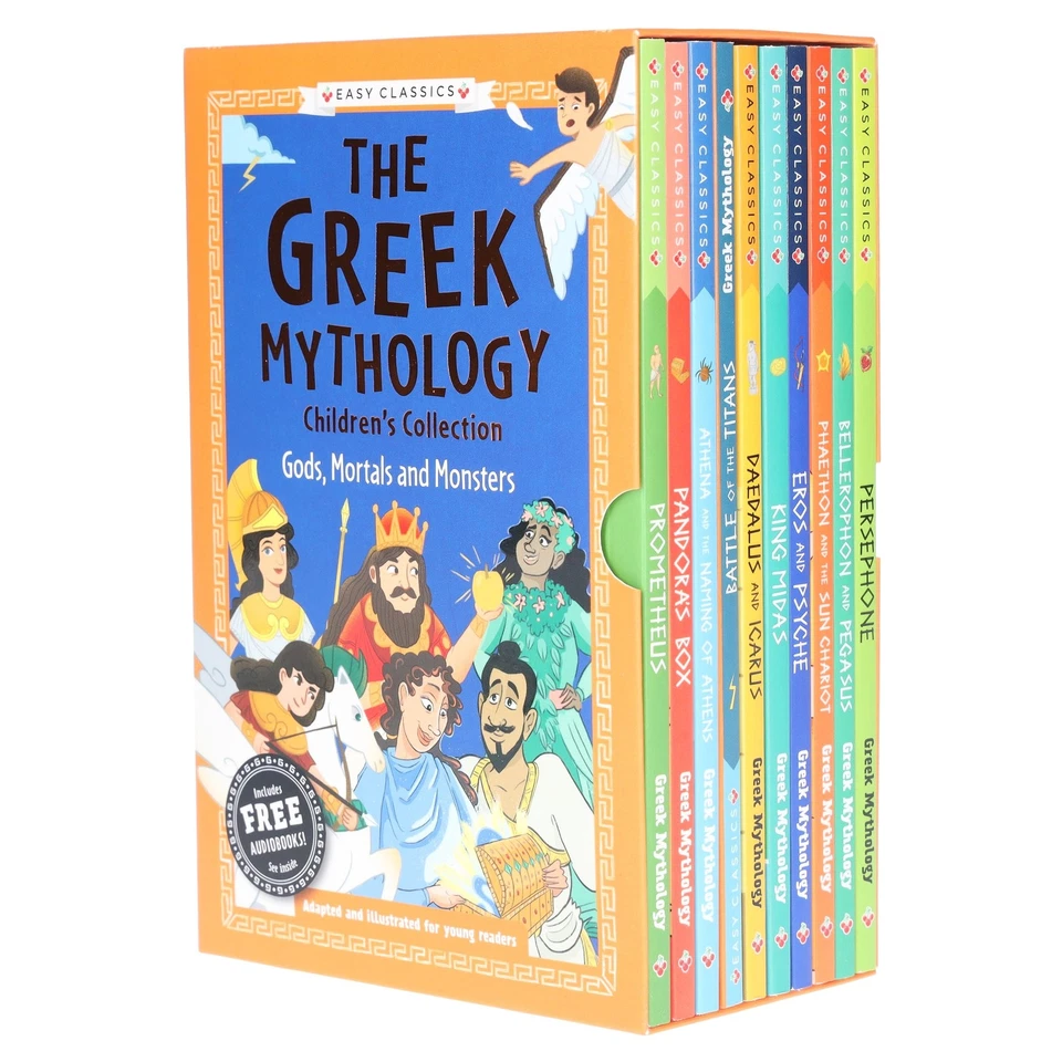 The Greek Mythology Children's Collection: 10 Books Box Set - Ages 7-9 - PB - Image 1 of 4