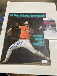 JSA certified 1979 Baltimore Orioles scorecard Mike Flanagan Cover, Eddie Murray - Picture 1 of 4