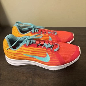 Nike Downshifter 8 Fade Sneaker Jugend Größe 4 hell bunt orange pink Schuh - Bild 1 von 5