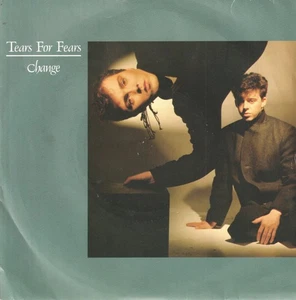 Tears For Fears Change 7" vinyl UK Mercury 1982 silver injection label design - Picture 1 of 4