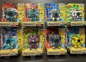 beast saga takara battle beasts laser beasts Dice Cards Figure lot of 8 New Rare - Picture 1 of 2
