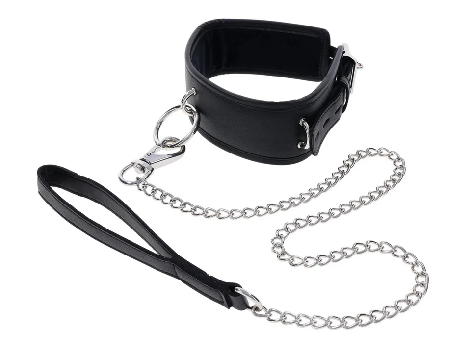 Edge Collar and Leash - Black Foto 1 de 1
