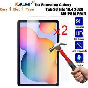 2Pcs Tempered Glass Screen Protector For Samsung Galaxy Tab S6 Lite / S7 / S7+ - Picture 1 of 17