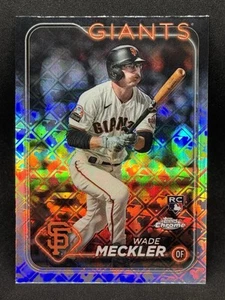 Wade Meckler 2024 Topps Chrome #22 Logofractor Rookie (RC) - Giants - Imagen 1 de 2