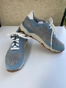 NEW JOSEF SEIBEL Pale Blue Suede Trainers (ODD SIZES UK 1x4, 1x5) - Picture 1 of 15