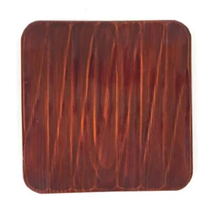 Japanese Lacquered Wooden Meimeizara Square Plate Vtg Sara Carved Pattern L39 - Picture 1 of 9