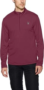 Spyder Limitless 1/4 Zip Dry Web Turtle Neck Men's Size Large L Amaranth Purple - Picture 1 of 12