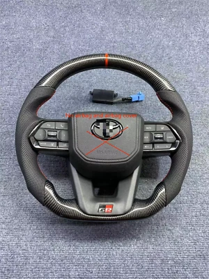 Toyota steering wheel peach wood carbon fiber - Image 1 of 4