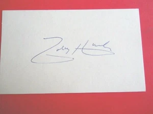 Toby Harrah - Autographed 3" X 5" Index Card - Cleveland Indians - 3B - Picture 1 of 1