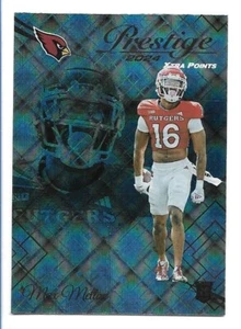 Max Melton 2024 Prestige Diamonds Xtra Points Rookie #353 Arizona Cardinals - Imagen 1 de 2