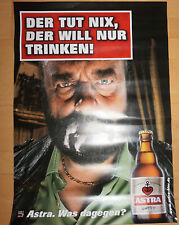 Astra Urtyp Bier Beer Werbeschild Plakat Poster Kiez St. Pauli Hamburg NEU