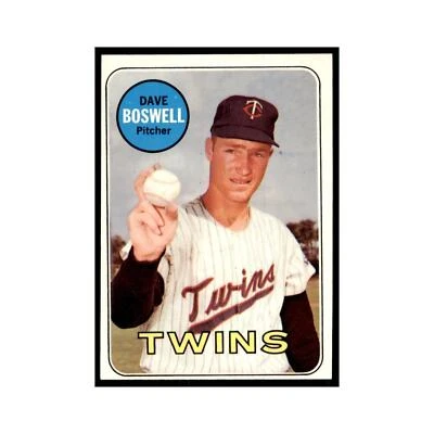 1969 Topps Dave Boswell Twins #459 - Image 1 of 3