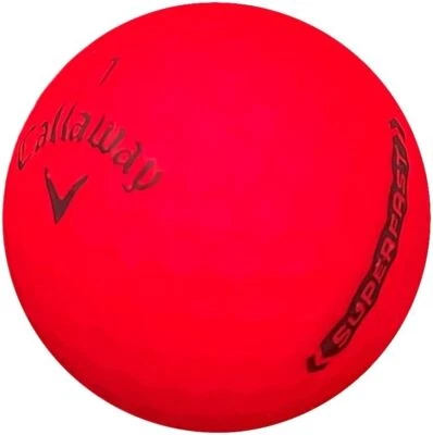 Pelotas de golf Callaway SuperFast rojas mate usadas, como nuevas, calidad AAAAA Foto 1 de 4
