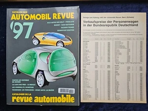 Autokatalog der Schweizer Automobilrevue 1997 mit Beilage / Preisliste - Bild 1 von 1