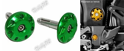 Frame Hole Cover Green Fit 2010-2016 KAWASAKI Ninja 1000 Z1000 Z1000SX ZRT ZXT - Image 1 of 4