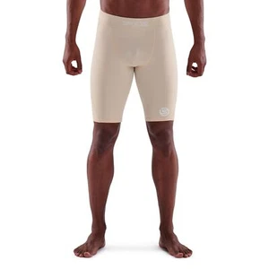 BARGAIN || Skins Series-1 Mens Compression Half Tights (Neutral) - Picture 1 of 5