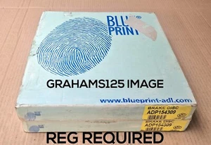 BRAKE DISCS X2 340mm FRONT FITS PEUGEOT RCZ BLUE PRINT ADP154309 - Picture 1 of 12