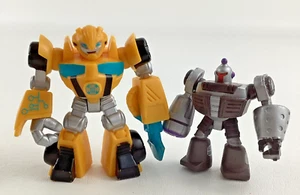 Playskool Heroes Transformers Rescue Bots PVC Figures Bumblebee Morbot Lot Toy - Picture 1 of 7
