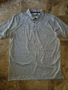Herren Bolle Performance Polo grau meliertes Hemd kurzarm Große L - Bild 1 von 1