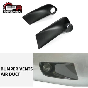 FRP Unpainted Front Bumper Air Duct Vent Trim Cover 2Pcs For Honda S2000 AP1 - Picture 1 of 10