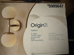 Origin 21 Tupelo 5,88 Zoll 2 - Light Brushed Gold (NUR EINE GLÜHBIRNE!!) - Bild 1 von 3