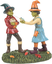 Snow Village Halloween the Squirting Frog Trick Figurine