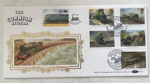 GB QEII 1985 Famous Trains Cornish Riviera Benham FDC Paddington SHS C£60+ - Picture 1 of 4