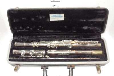 Bundy Selmer FLAUTA CON ESTUCHE RÍGIDO MARRÓN Forro Terciopelo Negro Serie Numerada Foto 1 de 4