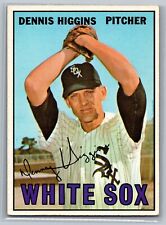 ⚾️ 1967 Topps Baseball #52 DENNIS HIGGINS CHICAGO WHITE SOX 