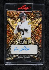 2022 Leaf Exotic Turtle Diagonal Shimmer /5 Kenny Pickett #BA-KP1 Rookie Auto RC