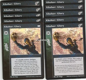 Khabar: Glory x10 KMW LoteN VTES Jyhad - Imagen 1 de 1