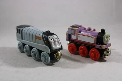 Thomas & Friends Tren Ferroviario Madera SPENCER & ROSIE (RFID) Talking Railway Lote Foto 1 de 4