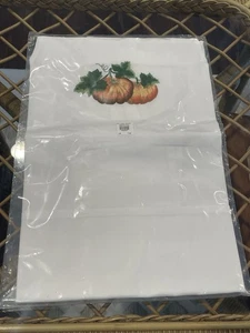 Williams-Sonoma Pumpkin Apron Embroidered Autumn Fall Cooking Baking New - Picture 1 of 4