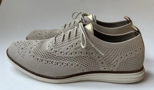 Cole Haan OriginalGrand Women's Stitchlite Oxford Sneaker Rye/Optic White Sz 10B - Picture 1 of 10