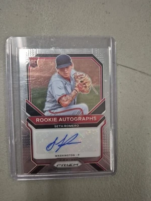 Panini Prizm 2021 Seth Romero Auto - Image 1 of 2