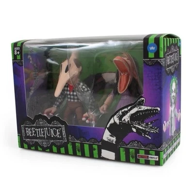 THE LOYAL SUBJECTS BST AXN Beetlejuice Scary Adam & Barbara Maitland Action Vinyls 2er Pack