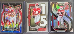 2024 Panini Select Football Kansas City Chiefs 3 Card Insert/Parallel Lot - Picture 1 of 2